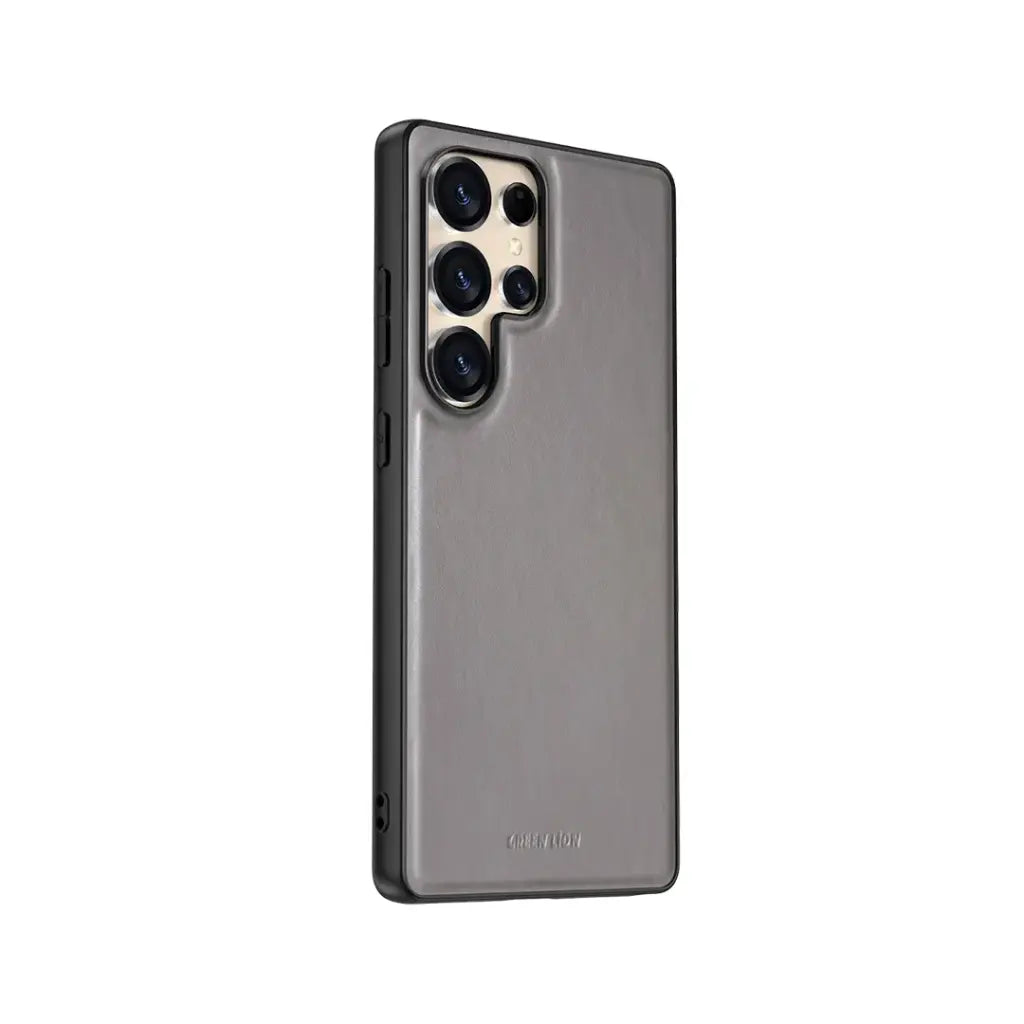 Green Lion Leather Case for S25 Ultra