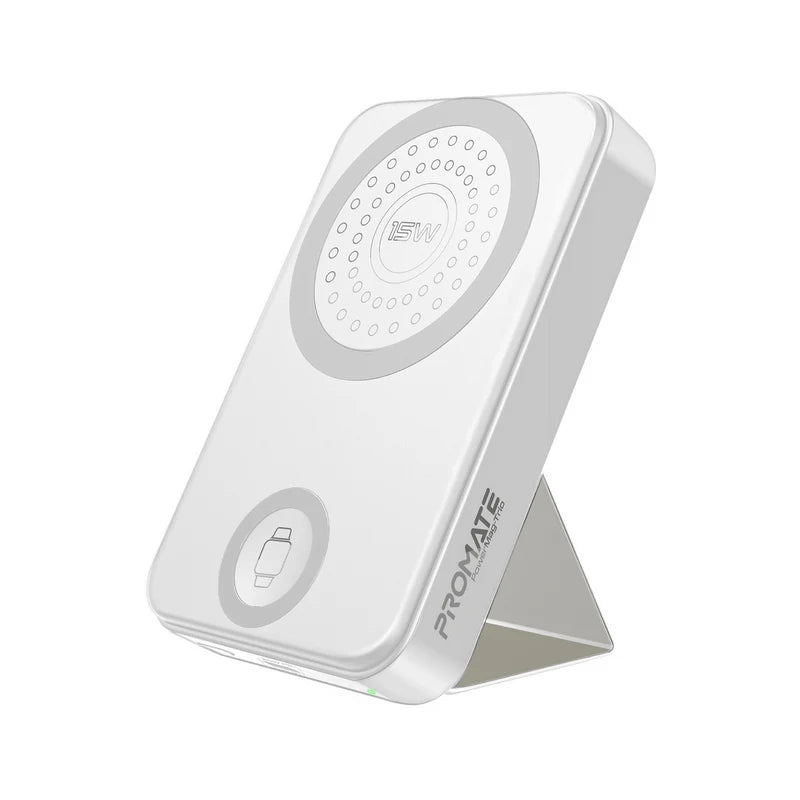 PROMATE SuperCharge MagSafe Compatible & Apple Watch Wireless Charging Power Bank