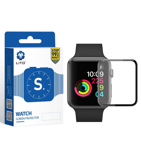 LITO S+ Matte Full Coverage Waterproof Anti-Fingerprint Glass Screen Protector For Watch