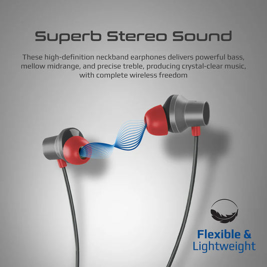 PROMATE High-Definition ANC Wireless Neckband Earphones
