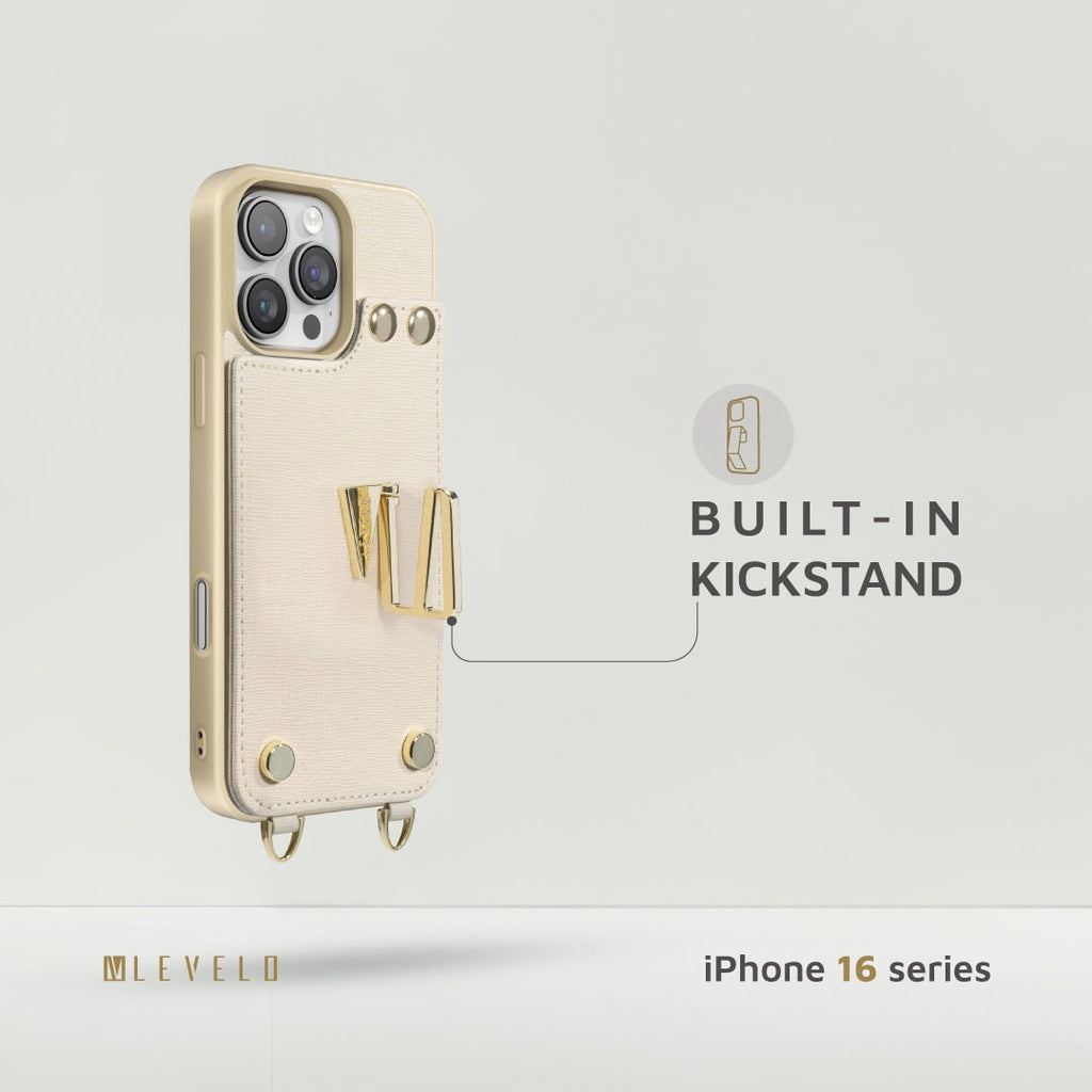 Levelo Serena Leather Case for iPhone 16 Pro Max / Pro
