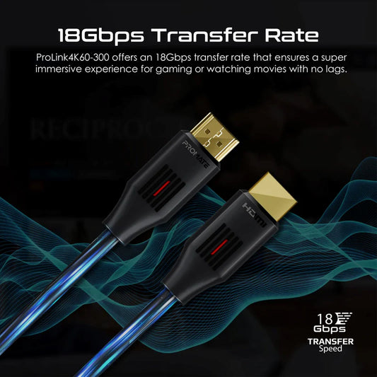 PROMATE Ultra-High Definition 4K@60Hz HDMI® Audio Video Cable