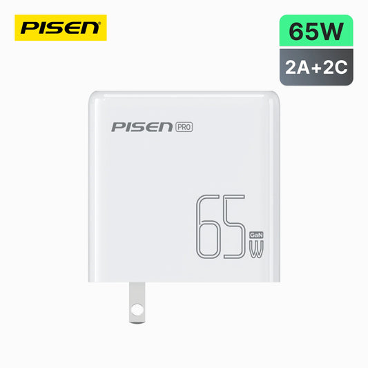 PISEN Pro 65W GaN Fast Charger 2C+2A (US)