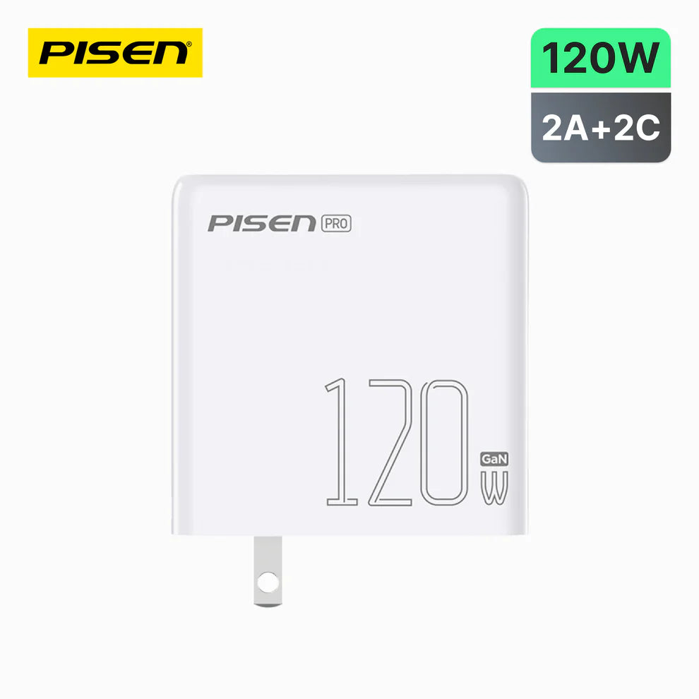 PISEN Pro 120W Fast Charger (2C+2A) (US)