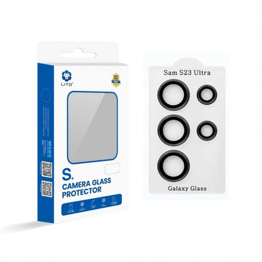 LITO Metal Camera Lens Screen Protector With Easy Install Kit For Samsung Galaxy S23 Ultra